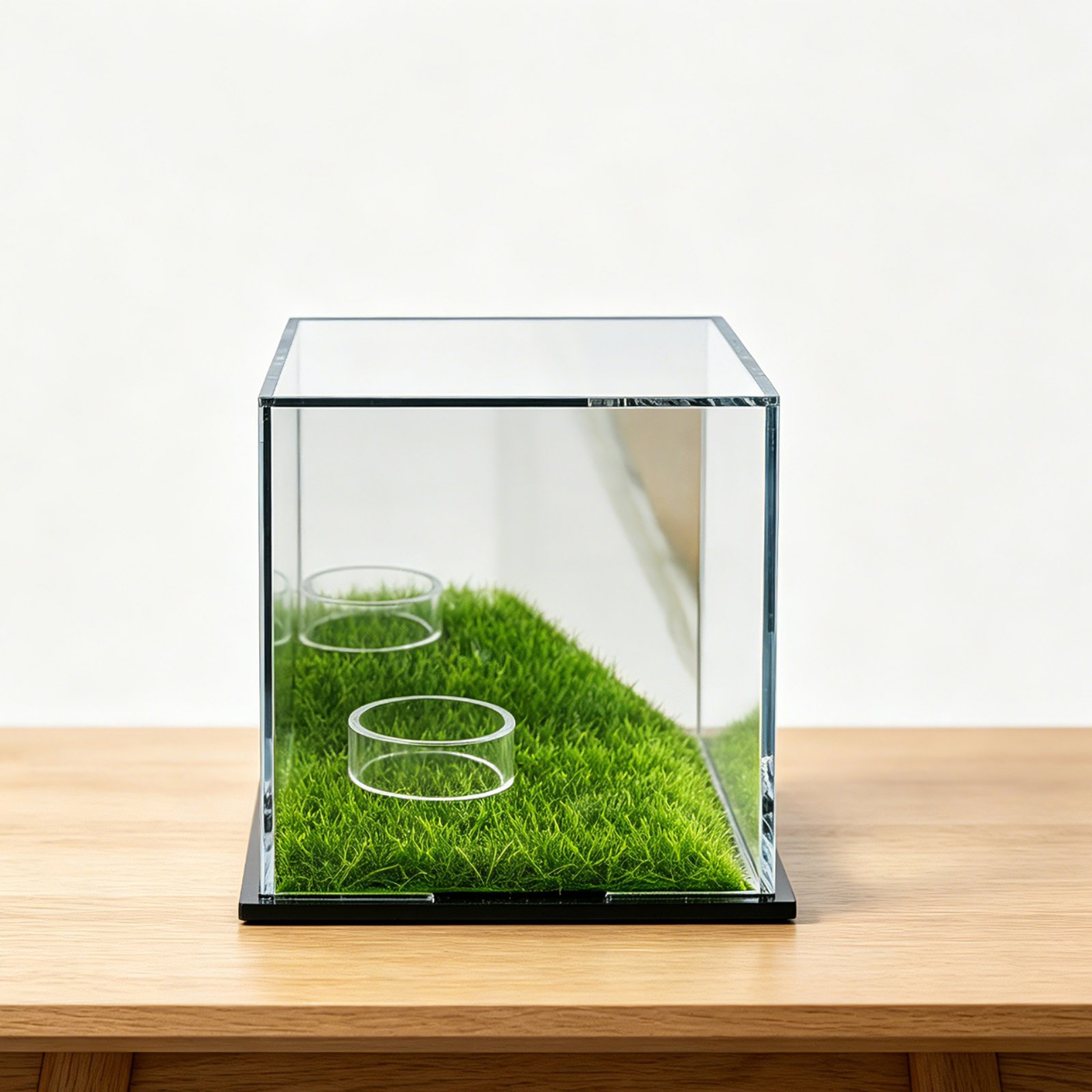 Display Case Acrylic - Aynalı Arka Gösterge Kutusu Çıkarılabilir Tasarım