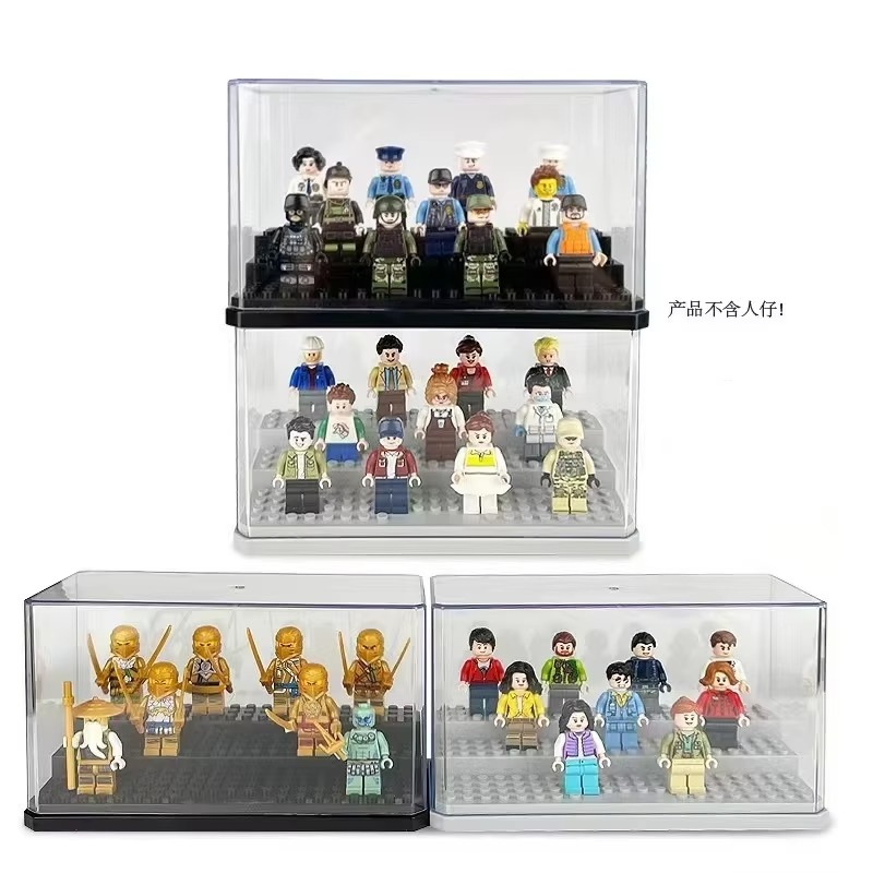 Display Case Acrylic - Akrilik Minifigür Vitrin Kutusu, Lego Aksiyon
