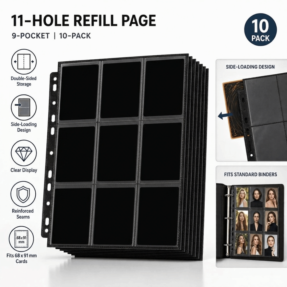 10 Adet, 9 Cepli, A4 Boyutunda - Trading Card Binder incelemesi ve fiyatı