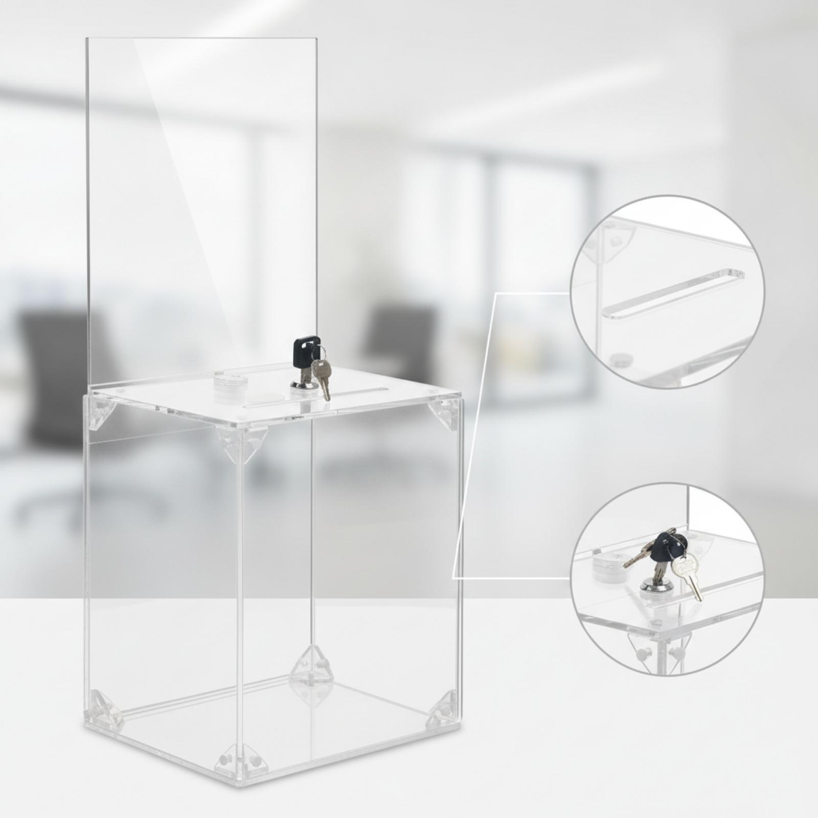 Kilitli ve zarf bölmesi olan,  - Display Case Acrylic incelemesi ve fiyatı